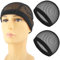 Haarnetz Nylon Wig Cap Gjinxi Perückenkappe 2 Stück für Perücken Hut Dehnbare HäKelperücke Perücke Kappen PerüCkenkappen Spitzenkappen HäKelhaar Fischnetz Wigcap Elastische Unterziehhaube(Schwarz)