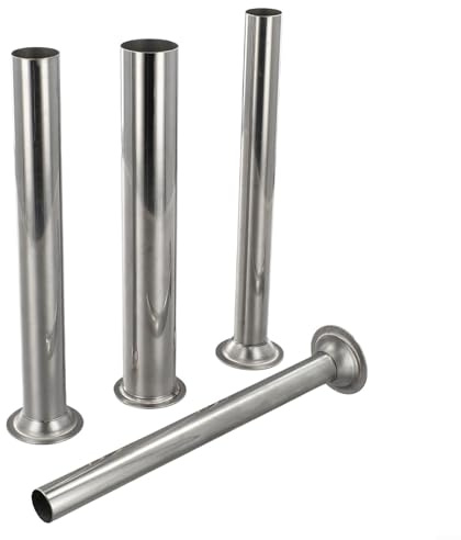 Wurstfüllröhrchen aus Edelstahl, Trichter, Düsen, Ersatzteil-Füllrohr, 4 Stück, für hausgemachte Wurstherstellung (3,8 cm)