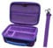 XANAD Hard EVA Case for Sony Alpha ZV-E10 / Sony Alpha ZV-E10L APS-C Mirrorless Interchangable-Lens Vlog Camera with Handgrip (Purple)