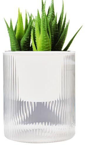 Maceta de agua automática, maceta de rábano verde perezoso, maceta de almacenamiento automático de agua con depósito de agua, planta hidropónica transparente de rábano verde