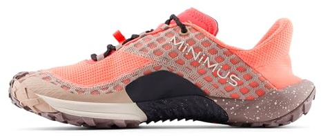 New Balance Minimus V1 Trailrunning-Schuh für Herren, Urgent Red/Flat Taupe/Bisque, 44 EU