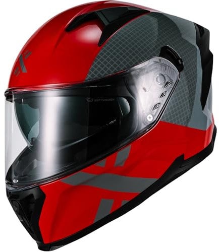 Shox Rapid Speedway Motorcycle Helmet L Gloss Red
