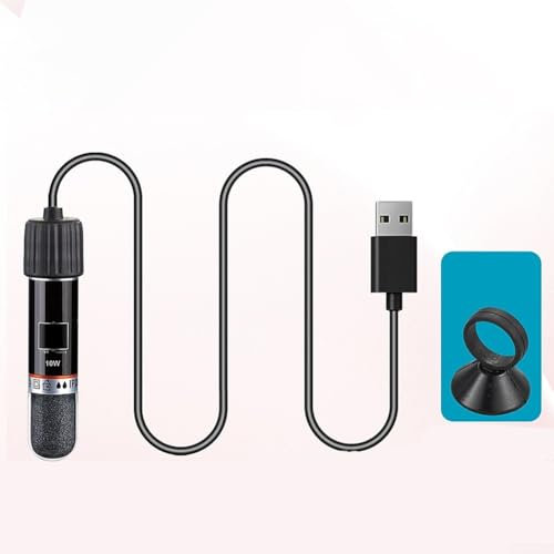 Aquarium-Tauchheizung, 26 ℃ Thermostat-Heizung für Aquarien, Salzwasser, Süßwasser, 8,5 cm Aquarium-Heizstab, 18 x 85 mm