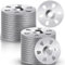 1000 Pièces Rondelles Inox à 6 Griffes en Galvanisé, 35 mm de Diamètre, Rondelles Metal pour Gonds de Porte - Fixation Robuste pour Plaques de Plâtre et Panneaux de Construction