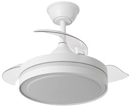 FABRILAMP Ventilador Dc Esparta Peque 44w 5182lm Blanco 71d 3asp 3000-4000-6000k Remoto+temporizador+memoria