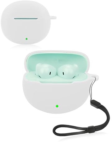 Schutzhülle für Honor Earbuds X8, weiche Silikonhülle, wasserdicht, stoßfest und kratzfest, ideal für den täglichen Schutz, Weiß