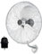 COSTWAY Wandventilator Industriell 56cm, 85° Oszillation & 30° verstellbare Neigungswinkel, 3 Geschwindigkeitsstufen, Ventilator mit oszillierender Kopf, für Lager, Werkstatt, Treibhaus (Silber)