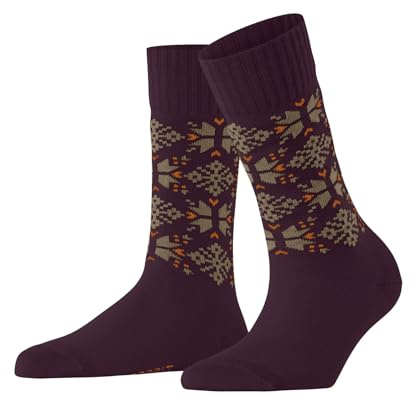 ESPRIT Damen Winter Star Socken Baumwolle Wolle atmungsaktiv