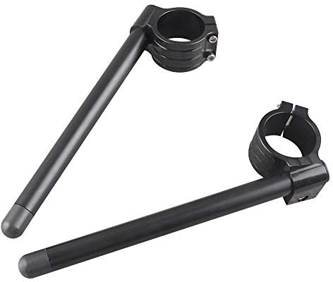 YFUK 50mm Stummellenker Gabelrohrsatz Schwarz Für