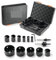 Set di seghe a tazza, Kit A Tazza 11/18 Pezzi Lame For 1 Chiave Esagonale Set A Tazza Bimetallica M42 Con Custodia For Il Trasporto Dimensioni For Uso Generale(11 Pieces)