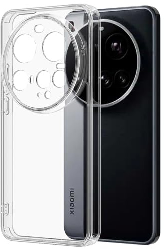 Oprimio Kristallklar Hülle für Xiaomi 15 Ultra [Silikon Hülle] [%100 Durchsichtig] [Deutsche Material] [Ultra Dünn] Transparente Handyhülle für Xiaomi 15 Ultra