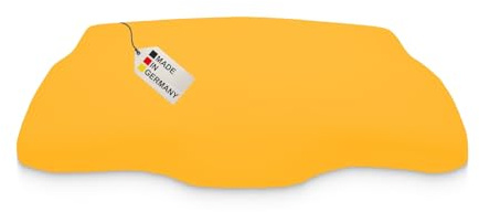 DUKAL | Bezug für Derila (Queensize) Memory Foam Kopfkissen | 30 x 50 cm | aus hochwertigem DOPPEL-Jersey | 100% Baumwolle | Farbe: Gold