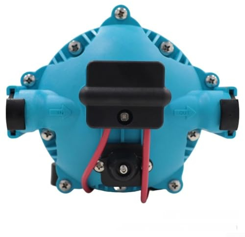 Bomba de presión de agua dulce de 12 V para caravanas, campistas y barcos, diseño autocebante para agua limpia, aguas residuales y uso de agua de mar (NMDP51-G40-60-24)