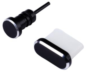 INOOMP 2 Stück Staubschutzstecker für 3, 5-mm und USB-c Anschlüsse