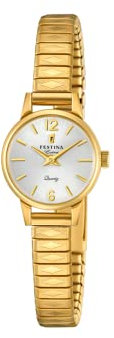 Festina Damen Analog Quarz Uhr mit Edelstahl Armband F20263/1