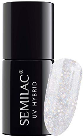 Semilac UV Hybrid Nail Polish, Number 185, 7 ml, Majesty Waltz