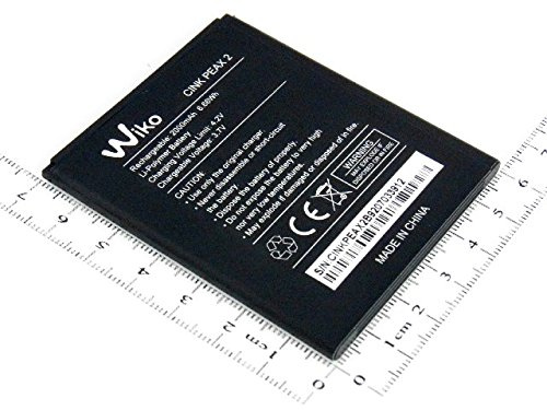 WIKO Batteria Liion Originale X CINK PEAX 2 3,7V 2000mAh 6,66Wh CONFEZIONATA in Poly Bag