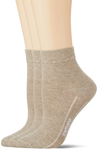 Camano Damen Ca-soft Quarter 3-er Füßlinge (3er Pack)