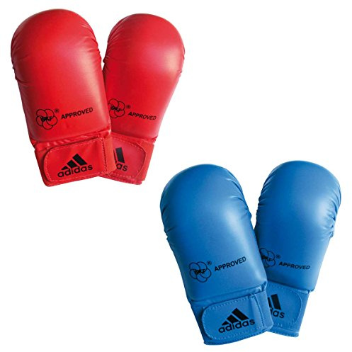 Kumite Handschuhe Adidas Vinyl WKF XS blau