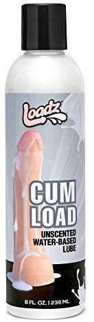 Cum Load Unscented Water-Based Semen Lube- 8 oz