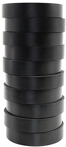 ALBOYI 10 Rolls Black Electrical Tape, 15mm x 15m Self-Adhesive PVC Insulation Gaffer Tape for Cable Protection Insulating and Repairing Wires