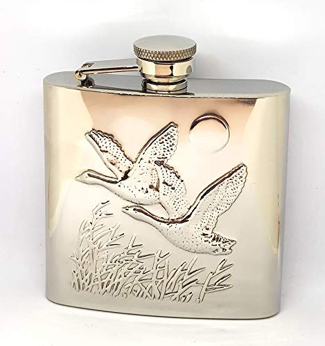 di STARWINGS fiaschetta Borraccia Whisky Inox da Tasca Porta liquore Tascabile Vintage Caccia