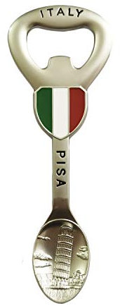 Pisa Italy 3D-Löffel, Kühlschrankmagnet, Flaschenöffner, Touristensouvenirs-Kollektion, Pisa-Magnet-Aufkleber, Kühlschrankmagnet, Bieröffner