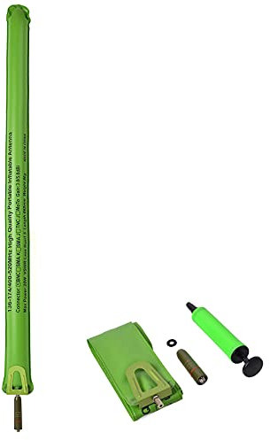 TWAYRDIO Dual Band Portable Inflatable Ham Radio Antenna,SMA-Female VHF UHF Long Range Two-Way Radio Antenna for Baofeng UV-5R BF-F8HP BF-888s Kenwood Retevis Handheld Radio