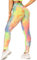 RIOJOY Damen Push Up Leggings mit Taschen, High Waist Anti Cellulite Booty Leggins für Sport Yoga Fitness, Bunt M