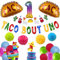 READIGO Taco Bout First Year Old Party Dekoration