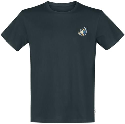 Pokémon Relaxo - Pixel Männer T-Shirt blau S
