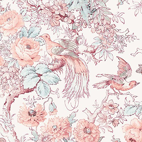 Laura Ashley Birtle Blush Wallpaper