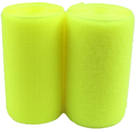 DTKJ Klettband, 100 mm, kein selbstklebend, Nylongewebe, 2 Yards/Paar