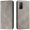 Mo-Somnus Kompatibel mit Xiaomi Mi 10T 5G / Mi 10T Pro 5G Hülle, Magnet PU Leder Flip Wallet Case Tasche Handyhülle, Schutzhülle Xiaomi Mi 10T 5G / Mi 10T Pro 5G Klapphülle mit [Kartenfächer] (Grau)