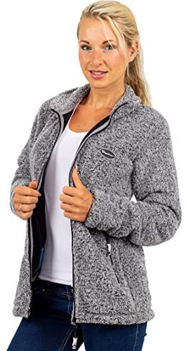 Reichstadt Damen Fleecejacke 22RSW002 Granit L
