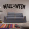 Halloween-Wand-Aufkleber Hall Ween Vinyl Fenster Glas Hexe Schablone Aufkleber Abnehmbare Tapete Poster Für Wohnzimmer Bedroo 42X164cm