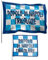 Flagge Volk von Neapel 2023 Original – 2 Flaggen 60 x 60 und 90 x 150 cm – Gadget Geschenkidee Tifoso Fußball Original – lustige Geschenke für Tifosi