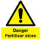 S40 Panneau de signalisation Danger Engrais 400 x 400 mm