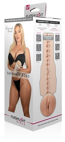 Fleshlight Male Sex Toys Savannah Bond – Fleshlight Male Sex Toys, The Number One Male Masturbator Sex Toys for Men with Our Fleshlight SuperSkin Sex Toy Pocket Pussy Technology