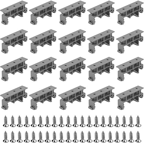 20 Stück C45 PCB Hutschiene Board Halter C45 DIN Schiene Halterung Adapter PCB Halterung PCB DIN Halterung Für DIN 45 Montageschiene 35mm, PCB Leiterplatte Montagehalterung Hutschienen,Hutschiene