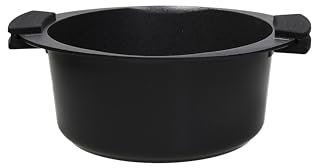 Tognana Avantspace, casseruola 2 manici 24 cm, alluminio, nero