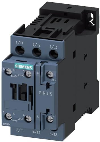 Siemens SIRIUS Leistungsschütz / 24 V dc Spule, 3 -polig 1 Schließer, 1 Öffner / 32 A