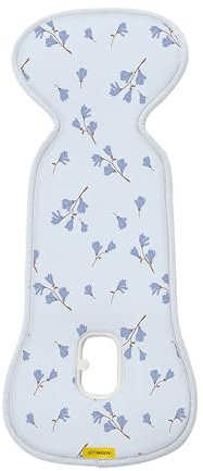 Aeromoov - Baby Sitzauflage Air Layer - Einlage Für Autositz oder Kinderwagen - Gruppe 0 - Antischwitz Sommerbezug - Bio-Baumwolle - Magnolias