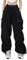 Cargohose Damen Baggy High Waist Y2K Fallschirm Hose Vintage Parachute Pants Hip Hop Freizeithose Klamotten Teenager Mädchen 90Er E-Girl Streetwear Frauen Cargo Hosen Mit Taschen Schwarz