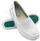 Zerimar Zapatos Cómodos de Vestir Mujer - Mocasines en Piel con Cámara de Aire - Bailarinas para Verano - Color Blanco - Talla 38