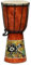 Wogeka - 40 cm Djembe - Bongo mit Dot-Paint Bemalung Schildkröte als Geschenk-Idee Afrika Style Drum Trommel 12