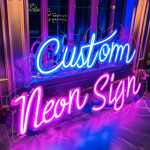 Neon Light Sign Custom Name, Personalised LED Sign for Girls Gifts, Bedroom, Wall, Wedding Decorations