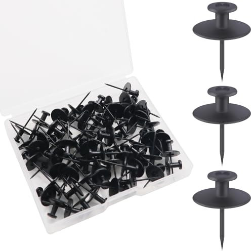 60 clavos para colgar cuadros de doble cabeza, ganchos de pared sin clavos, tachuelas para colgar en la pared, fotos, decoración amigable con los inquilinos, pines para tapiz y marco