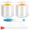 Zhtulck Gummiband für Armbänder, 0.6mm 0.8mm 100m Elastisches Band für Armbänder, Armband Gummiband Elastisch Transparent für DIY-Schmuck, Armband Herstellung und Design