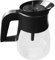 KINLYBO Jarra de vidrio con tapa de preparación para café, jarra de repuesto compatible con cafetera Ninja Dual Brew CF090 CF092 CF097 CM400 CP300 CP301 CP307 sistema de barra de café